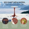 WestinTrends Playa 23.5" Round Outdoor Indoor Metal Cocktail Dining Table - 3 of 4