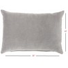 HomeRoots Solid Gray Casual Throw Pillow - 3 of 4