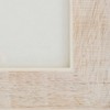 Saro Lifestyle Luxe Cross Hatch Bone + Wood Photo Frame - 3 of 4