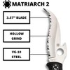 Spyderco Matriarch 2 Folding Pocket Knife with Emerson Opener | Great Cutting Performance with the 3.57" VG-10 Stainless Steel Blade with SpyderEdge - 3 of 4