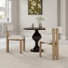 Christopher Knight Home Astura Iron Frame Upholstered Dining Chairs (Set of 2) - image 2 of 4