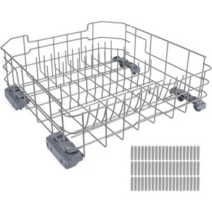 Dishwasher Lower Rack Compatible with GE Dishwashers, Replaces Multiple Part Numbers, Fits Numerous GE Dishwasher Models - 1 of 4