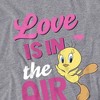 Women's Looney Tunes Valentine's Day Love in in the Air Loose T-Shirt - 2 of 4