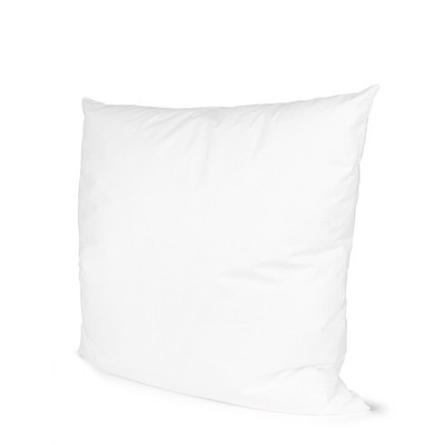 HomeRoots 20" White Cotton Throw Pillow Insert