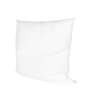 HomeRoots 20" White Cotton Throw Pillow Insert - 1 of 4
