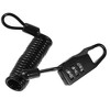 Unique Bargains Portable Bike Cable Lock to 35.4" Maximum Length Black - 4 of 4
