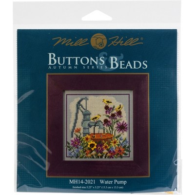 Mill Hill Buttons & Beads Counted Cross Stitch Kit 5x5-fairy Garden (14  Count) : Target