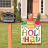 Big Dot of Happiness Holi Hai - Party Decorations - Festival of Colors Party Welcome Yard Sign - 2 of 4