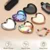 Unique Bargains Stainless Steel Decorative Heart Shape Jewelry Serving Trays for Candle Drink - 4 of 4