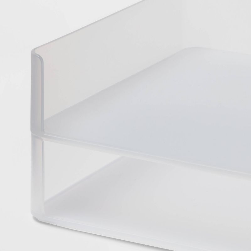 Plastic Stacking Letter Tray Clear - Brightroom&#8482;, 4 of 5