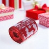 Unique Bargains Gift Wrap Ribbons Reindeer Border Christmas Polyester 78.74"x1.97" 1 Pc - 2 of 4