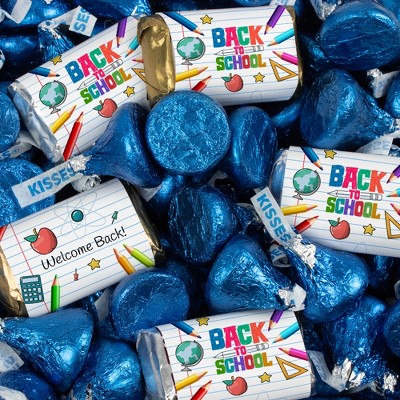 131 Pcs Back to School Candy Classroom Supplies Hershey's Chocolate By Just Candy (1.65 lbs)