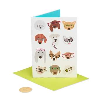 Blank Card Dogs with Glasses - PAPYRUS