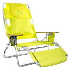 Ostrich Deluxe 3N1 Lightweight Outdoor Lawn Beach Lounge Chair w/Footrest - 1 of 4
