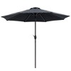 Sonkuki 9 FT Outdoor Patio Umbrella Market Table Umbrella With a Crank for Garden, Deck and Pool - 2 of 4