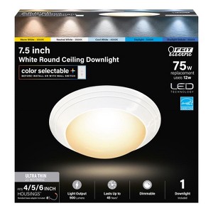 Feit Electric White 4, 5 and 6 in. W LED Disklight Retrofit Kit 12 W - 1 of 1