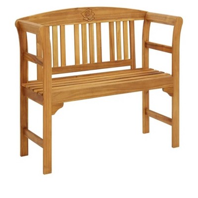 Patio Bench 44.9" Solid Acacia Wood