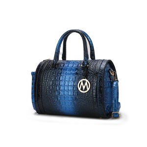 MKF Collection Usal Satchel Women's Bag Croc-Embossed by Mia K - 1 of 4