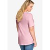 ellos Plus Size V-Neck A-Line Tunic - 3 of 4