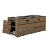 Archie Outdoor Rectangle Fire Pit: Christopher Knight Home, 40,000 BTU, Lightweight Concrete, Weather-Resistant - 4 of 4
