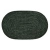 42" x 66" Chenille Tweed Collection Diluth & Emerald Reversible Indoor Area Utility Oval Rug - Better Trends - 2 of 4