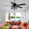 Bella Depot 52" Crystal Ceiling Fan with Light and Remote 6-Speed for Dining Room Bedroom - 3 of 4