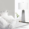 Concrete Pillar Table Lamp with Fabric Shade White - Lalia Home: Brushed Nickel, UL Listed, No Assembly Required - 4 of 4
