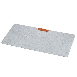 Unique Bargains Felt Dual Side Soft Smooth Office Writing Desk Mouse Pad - 1 of 3