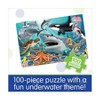 The Learning Journey International Puzzle Doubles Floor Puzzle Glow in the Dark Sea Life 100pc - 4 of 4