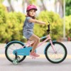 Infans 18" Kids Bike w/Adjustable Saddle Handlebar Removable Training Wheels Handbrake - 3 of 4