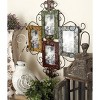 24"x21" Metal Scroll 4 Slot Wall Photo Frame - Olivia & May: Iron Material, Keyhole Mount, Holds 4x6 Images - 2 of 4