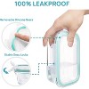 8 Pack Glass Food Storage Containers with Airtight Lids, Lunch Office Meal for Microwave, Oven, Freezer and Dishwasher, BPA Free - 3 of 4