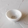 3 Inch White Marble Serving Bowl by Foreside Home & Garden - 3 of 4