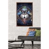 Trends International Brigid Ashwood - Celtic Wolf Guide Framed Wall Poster Prints - 2 of 4