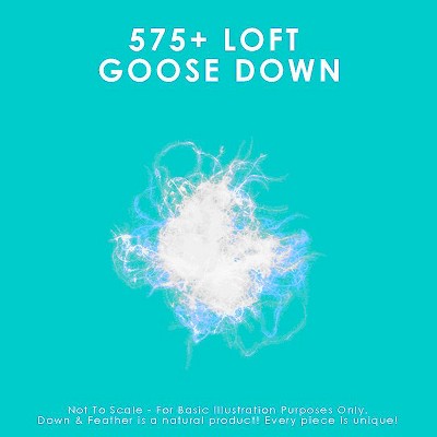 King Size White Cotton Goose Down Comforter