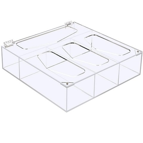 Home Mart Goods Acrylic Bag Storage Organizer for Kitchen Drawer