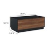 Modway Holden Coffee Table – 36 Inch Round Modern Center Table with Wood Top and Metal Legs for Living Room - 3 of 4