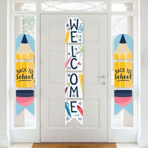 Big Dot of Happiness Back to School - Hanging Vertical Paper Door Banners - First Day of School Classroom Wall Decoration Kit - Indoor Door Decor - 1 of 4