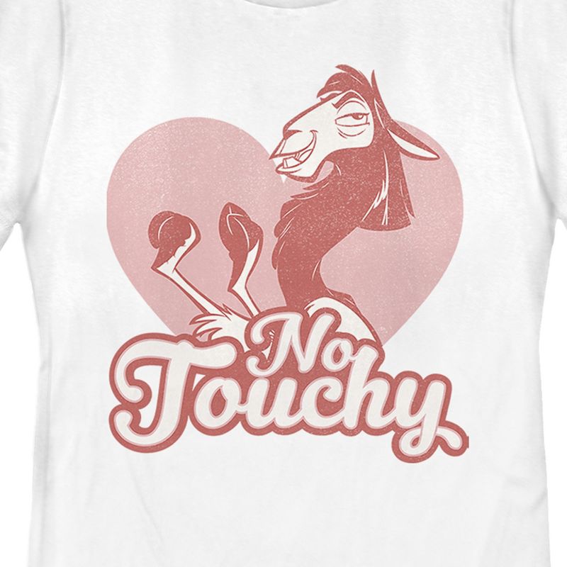 Women's The Emperor's New Groove Valentine Kuzco No Touchy T-Shirt, 2 of 5