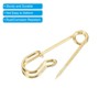 Unique Bargains Large Metal Sturdy Sewing Safety Pins for Blankets 50 Pcs - 4 of 4