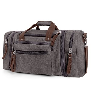 WAYWARDSON 50L Canvas Duffle Bag for Travel - 1 of 4