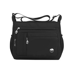 Women Shoulder Handbag Roomy Multiple Pockets Bag Ladies Crossbody Purse Fashion Tote Top Handle Satchel - 1 of 4
