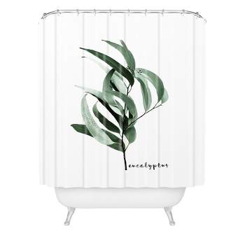 Gale Switzer Eucalyptus Australian Gum Tree Shower Curtain Green - Deny Designs