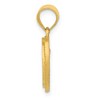 Black Bow Jewelry 14k Two Tone Gold Grace Collection 15mm Heart Initial D Pendant - 2 of 4