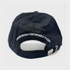 French Connection Classic Black Baseball Cap - Adjustable Back Strap, Embroidered Logo - image 2 of 4