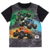 Monster Jam Megalodon El Toro Loco Grave Digger Pullover Pajama Shirt and Shorts Sleep Set Toddler - 3 of 4