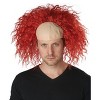 California Costumes Clown Pattern Baldness Bald Cap Adult Wig (Red) - 2 of 2