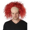 California Costumes Clown Pattern Baldness Bald Cap Adult Wig (Red) - image 2 of 2