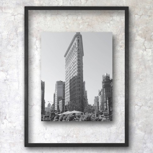 15.5" x 11.5" Float Thin Metal Gallery Frame Black - Threshold™ - image 1 of 4