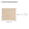 Unique Bargains 3D Small Self-Adhesive 0 to 9  Number Resin Stickers 8 Sheets - 2 of 4